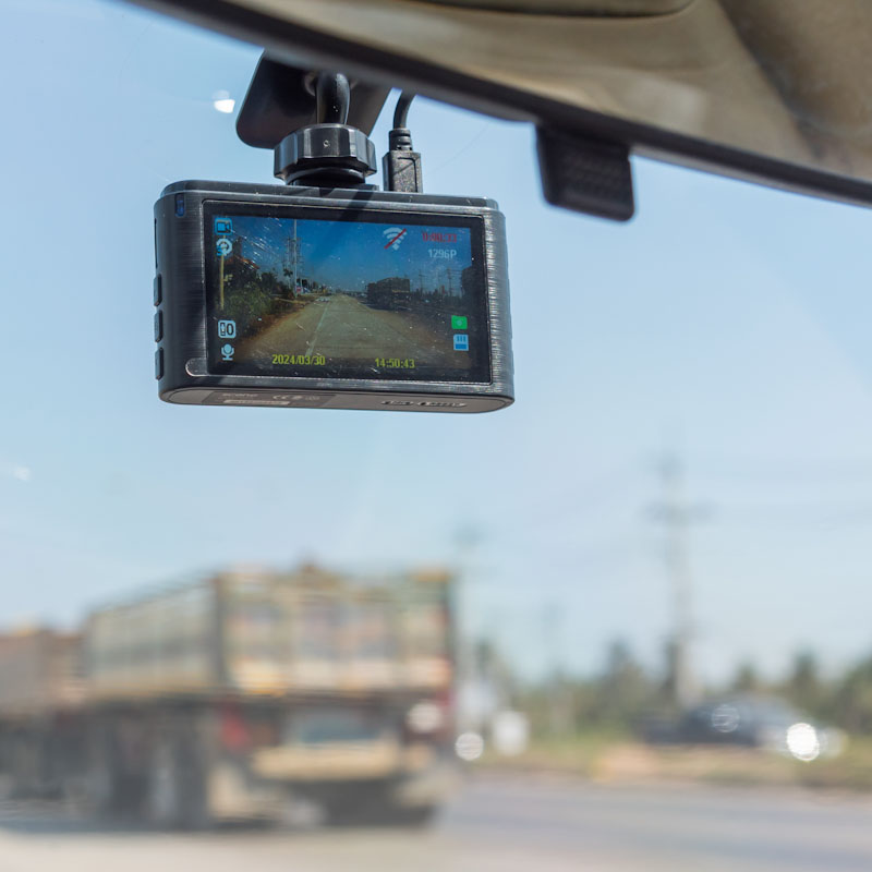 Dash Cam in a vehicle